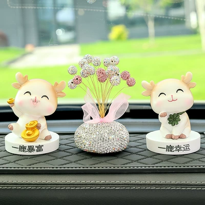 Car ornaments: Car Ornaments Car Interior Decoration - rich-lucky-all-over-the-sky-brick-pad