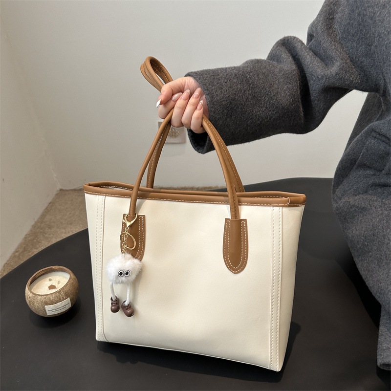 Bolso de alta capacidad de alta belleza para mujeres 2024 nuevo invierno versátil bolso de mujer de viaje al trabajo bolso de hombro