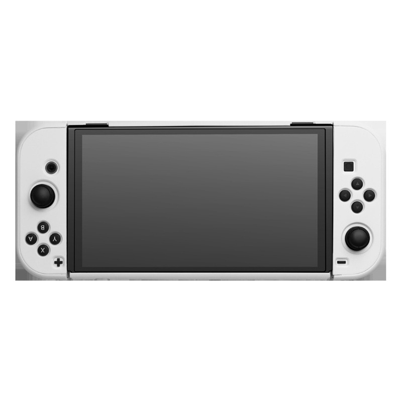 Nintendo switcholed interruptor de la cáscara protectora OLED cristal transparente caso suave de silicona caso dividido caso duro