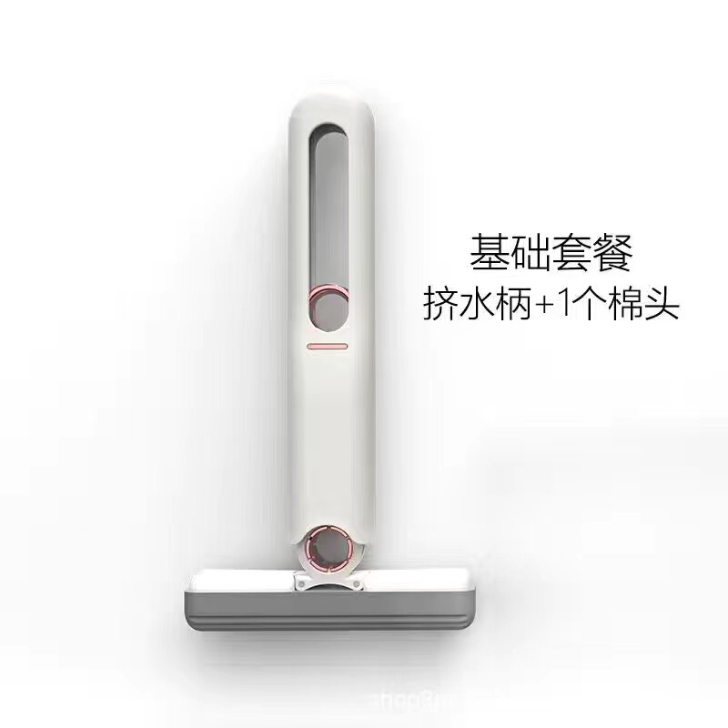 迷你拖把便携式桌面懒人小拖把手持免手洗海绵吸水车载|undefined