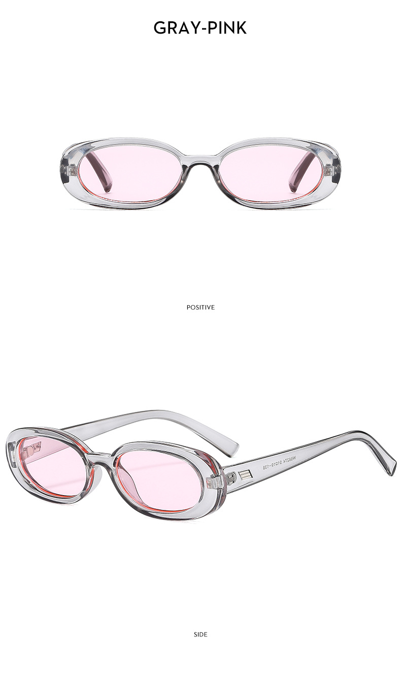 Vacation Classic Style Streetwear Geometric PC UV400 Protection Oval Frame Full Frame Women's Sunglasses display picture 20