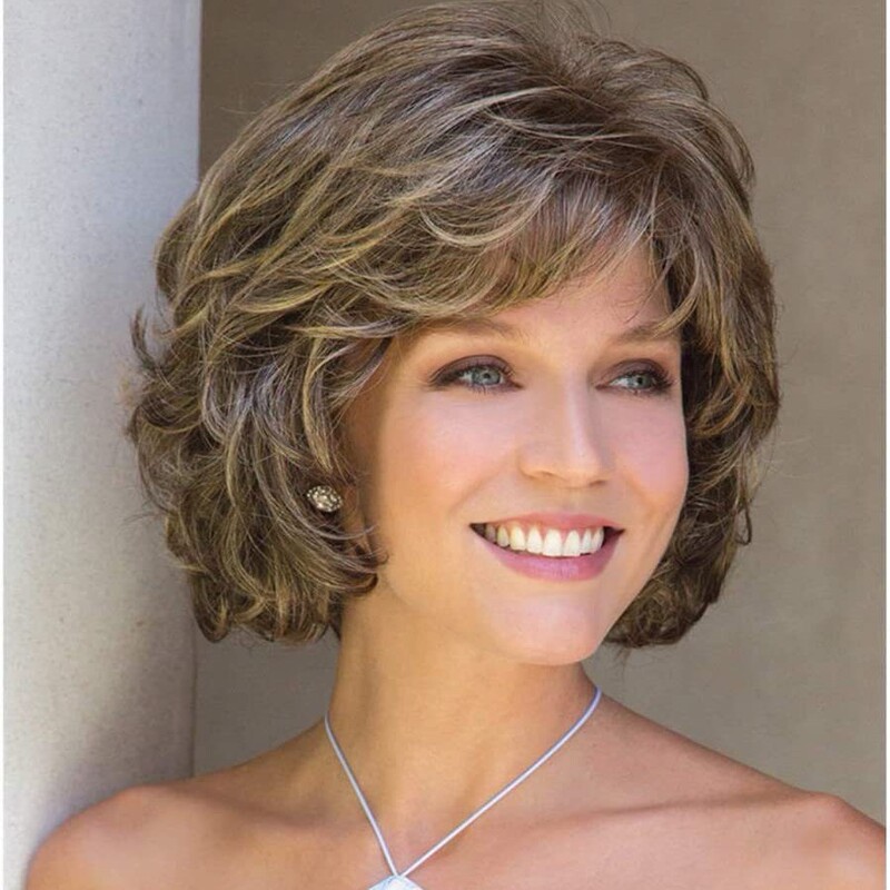 Foreign trade ebay wish Amazon AliExpress cross-border e-commerce women's short curly mixed messy blonde wig