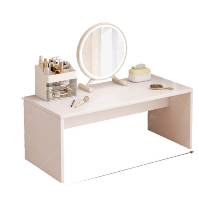 Mesa de computadora en la cama dormitorio de estudiantes escritorio portátil simple de viento crema escritorio pequeño dormitorio de chicas