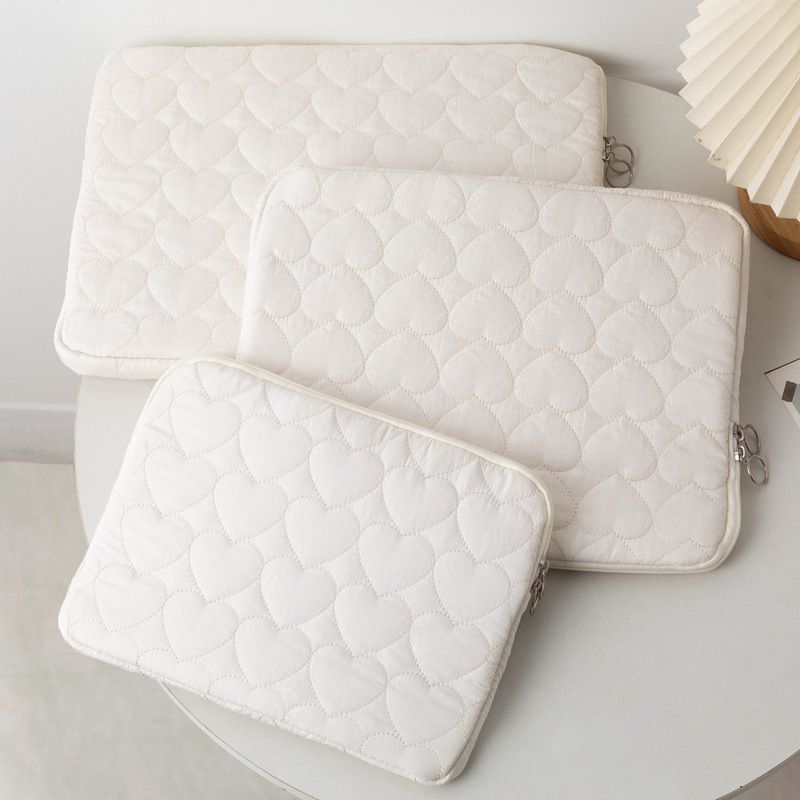 Quilted Love Ins Style High Color Value Laptop Sleeve 13 "iPad pro Flat Panel Protective Cover