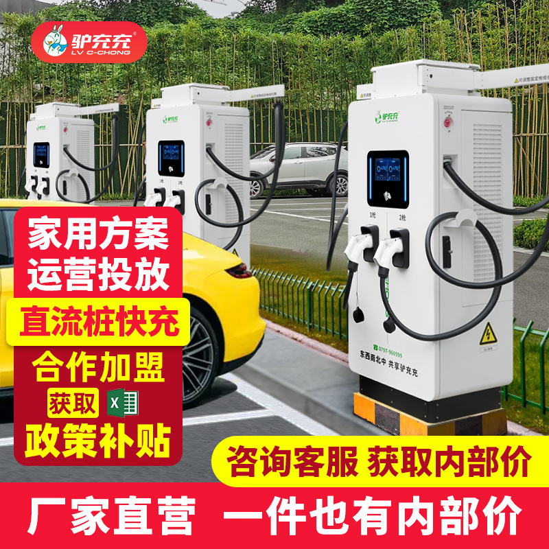 驴充充新能源直流立式电动汽车充电桩通用380V快充 充电站120KW
