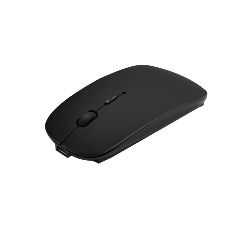 충전식 검정색(2.4G 무선 + Bluetooth) 듀얼 모드 마우스