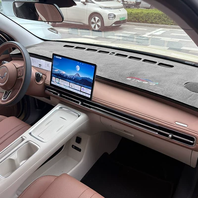 Günəş əleyhinə siperlik — S Dashboard Light-Proof Mat, Car - bingo-s-suede-gray-with-embroidery