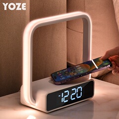 高清の時計の小夜灯の寝室の睡眠灯は電気を挿します。