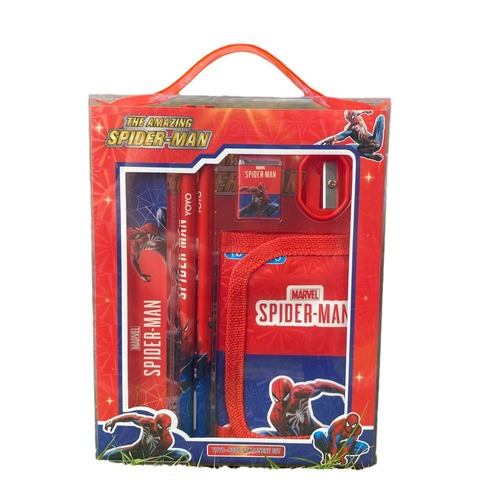 8006 Coin Purse Primary School Pencil Stationery Set Gift Box Cartoon School Supplies Student Day Gift Wholesale