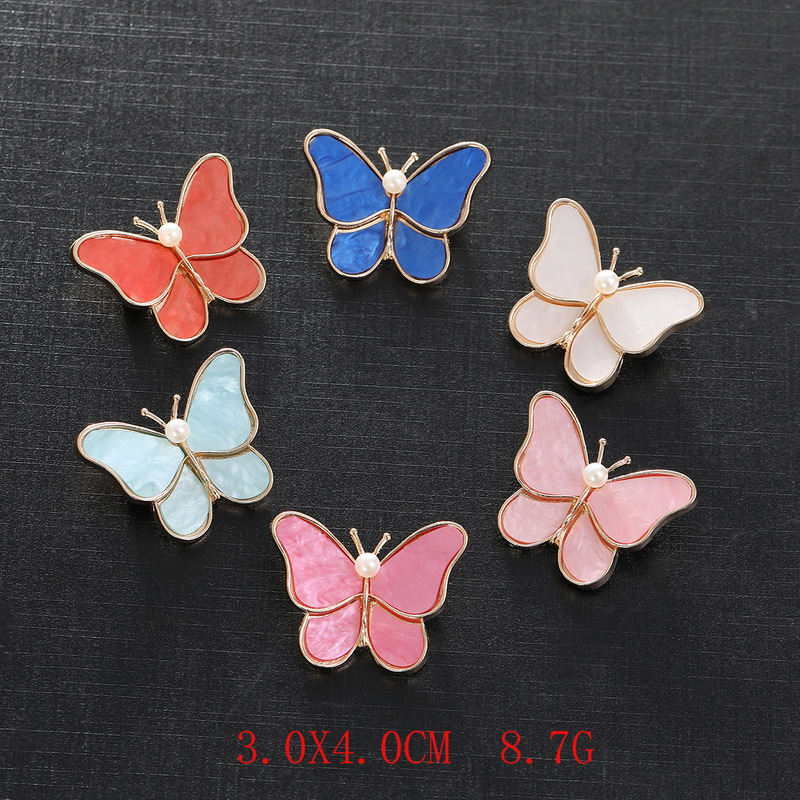 Cross-Border Badge New Product Multi-Color Butterfly Brooch Fashionable High-End Niche Suit Jacket Elegant Collar Cross-Border Badge New Product Multi-Color Butterfly Brooch Fashionable High-End Niche Suit Jacket Elegant Collar