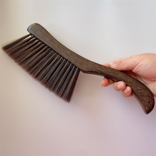 Chicken Wing Wood Bed Brush Wholesale Solid Wood Sweep Bed Soft Bristle Dust Brush Clothing Dust Removal Brush Household Wooden Long Handle Sofa Cleaning Brush
