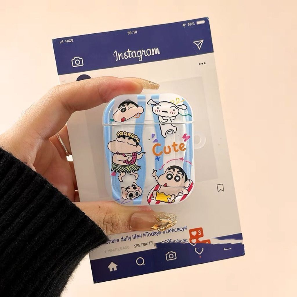 Azul pequeño nuevo airpodspro2 / 3 auriculares bluetooth airpods 4 generación huaqiang norte 5 generación cubierta