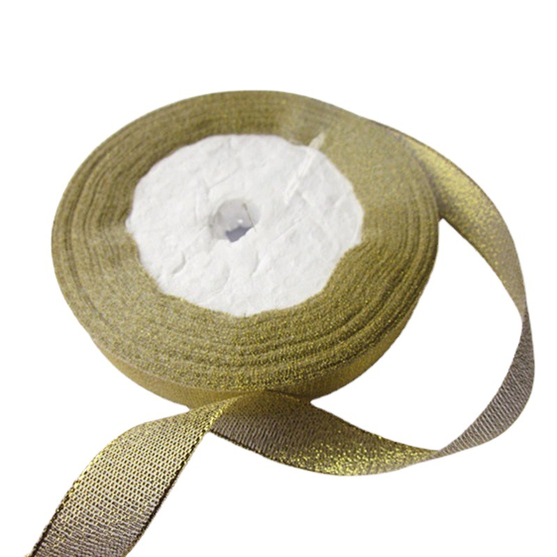 15mm/25mm/38mm boda brillo plata cebolla cinta hornear cake shop cinta de oro regalo embalaje