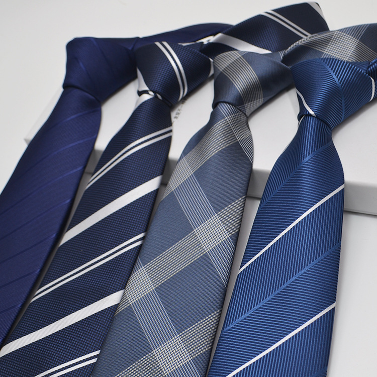 Men's Dress Business Tie 8cm Wedding Red Business Wear Group Black Striped Tie Factory Outlet