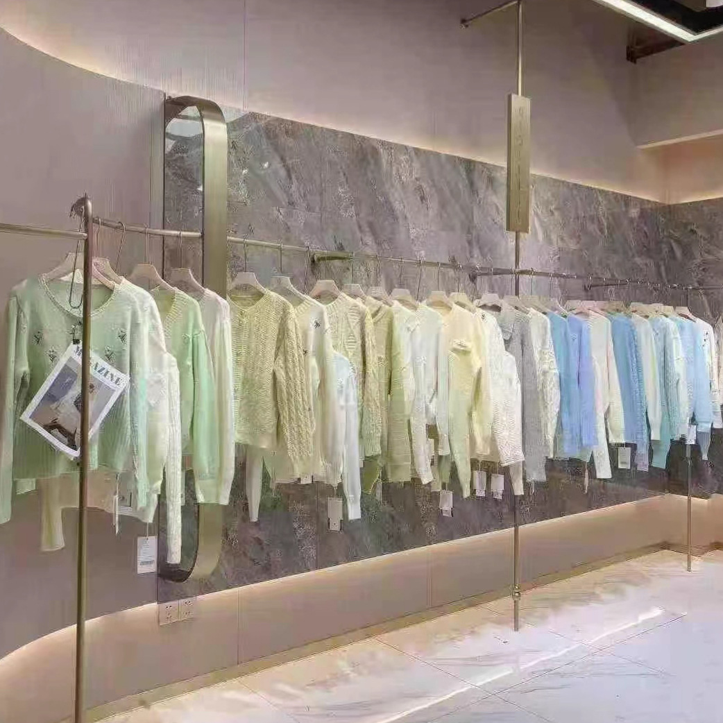 乐町针织衫毛衣女秋冬新款甜美风开衫上衣外套品牌撤柜女装走份