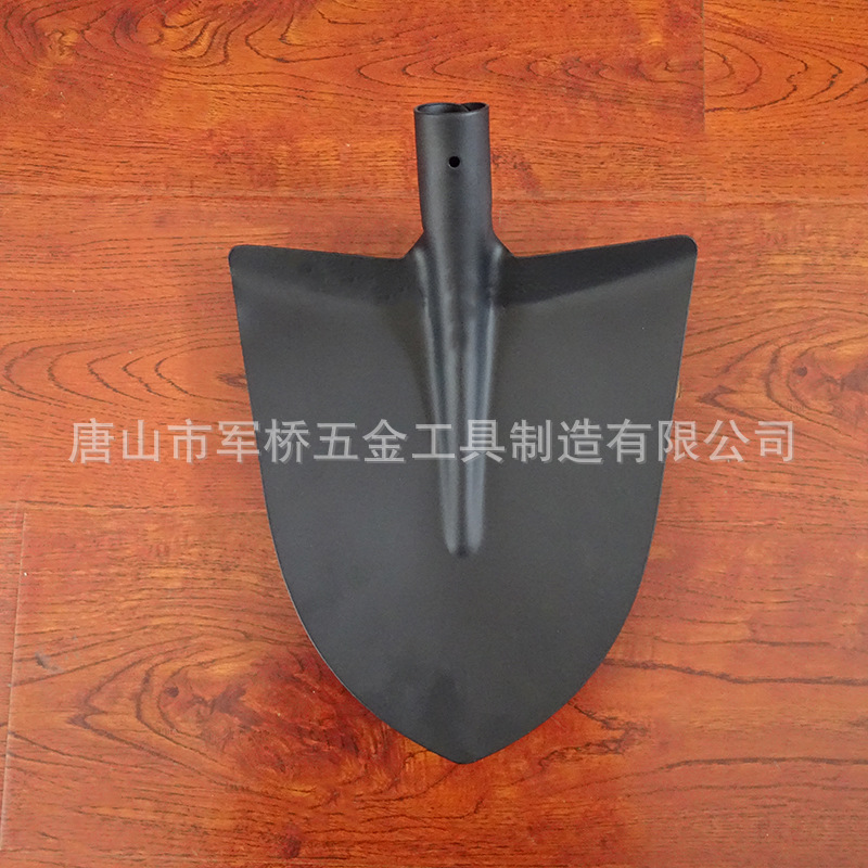 厂家批发欧式铁锹铲子轨道钢淬火铲钢锹户外加厚农用锹园林植树铲