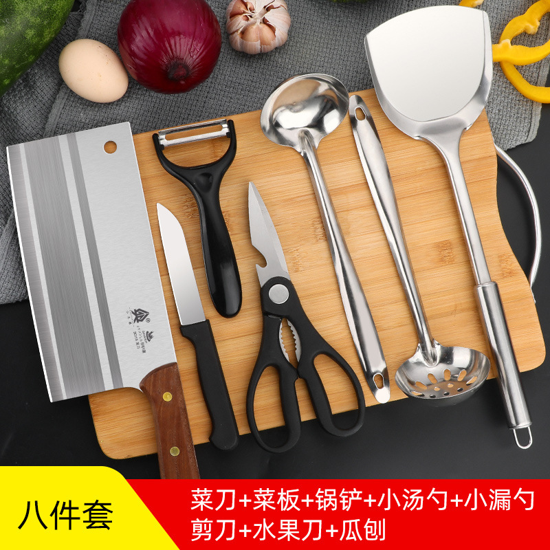 식칼, 도마, 숟가락, 주걱 8종세트-60°위 -18cm-130mm