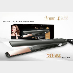 Cross -border one -piece splint hair rolling roll two -purpose straight -board straight bangs straight hair Hair Straightn