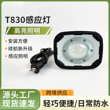 红外线智能感应灯具黑色手提式工作灯自带电线商用店铺家用过道灯