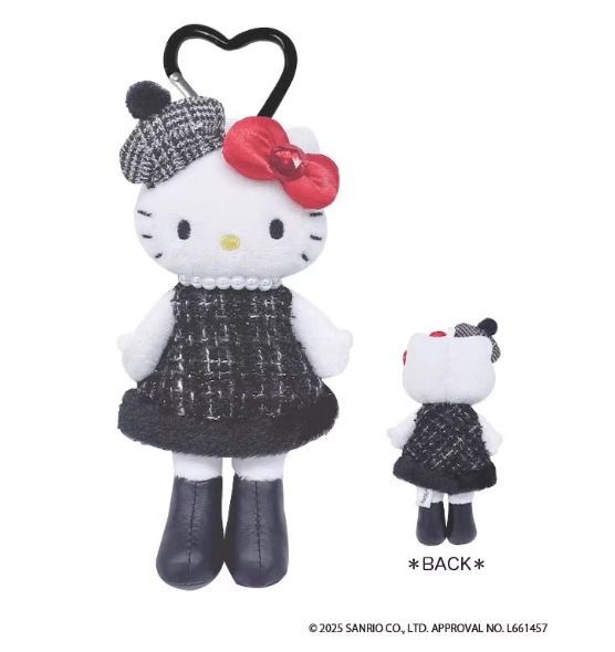 三里偶少女心長脚ユニコーン人魚貴婦人天使猫ぬいぐるみキーホルダー