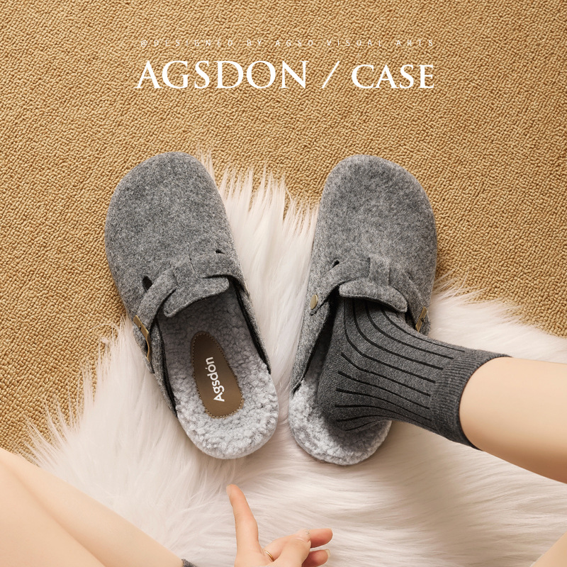 2026 nuevo primavera botas de nieve de fondo grueso un pedazo de zapatillas de cabeza de paquete