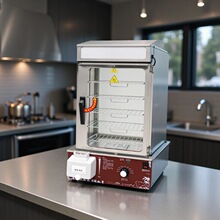 丰越#500 早餐店食品机 包子馒头机商用面包机 5层不锈钢电蒸包炉