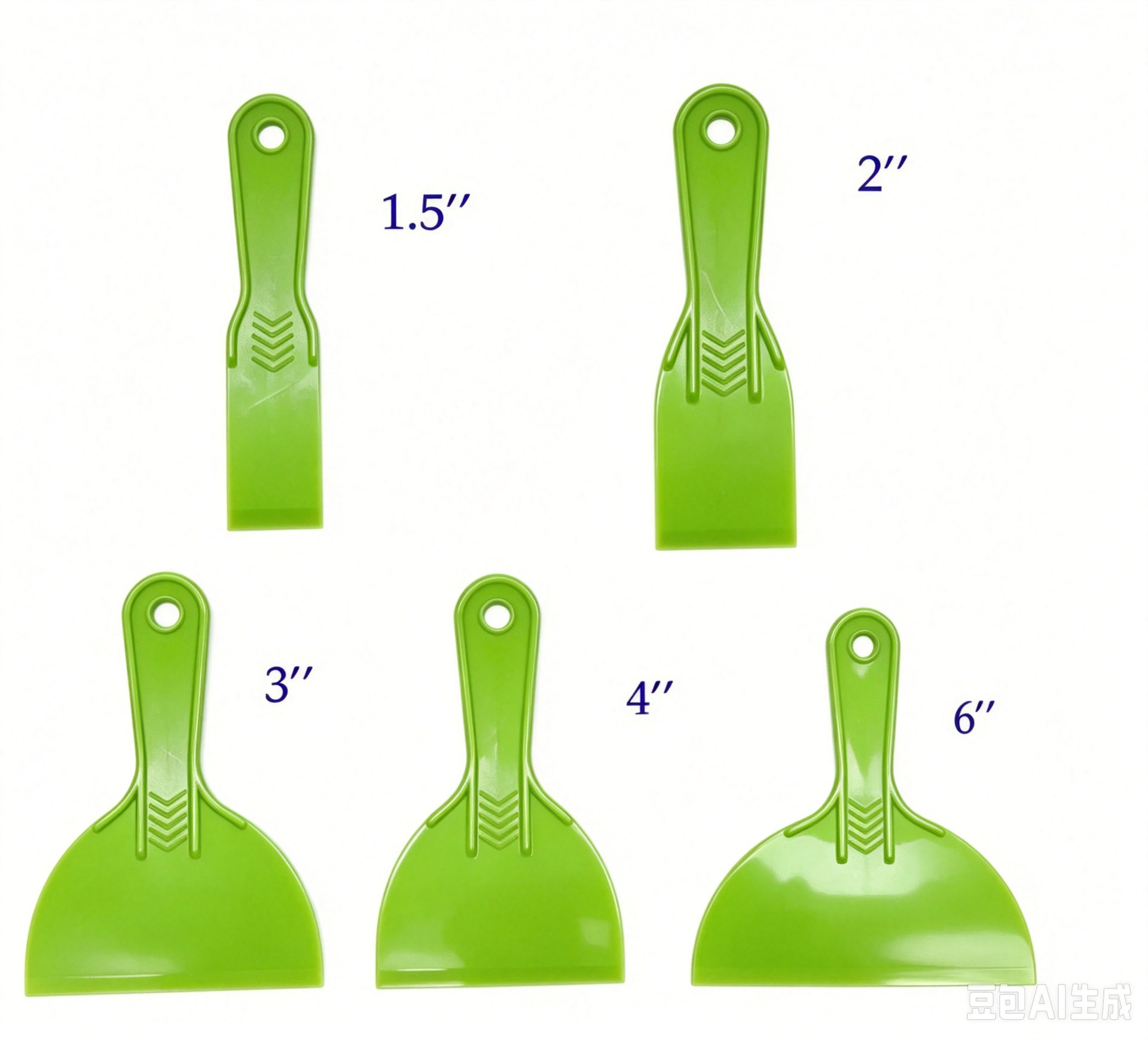 Espátula de plástico papel pintado de plástico raspador cuchillo de masilla raspador de silicona raspador de película de coche