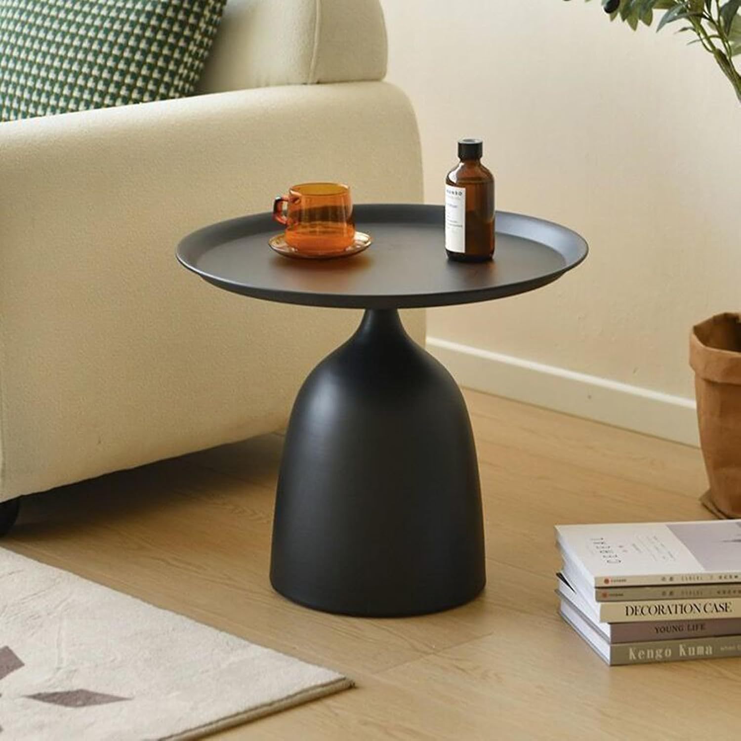 Transfronterizos pequeños hogares de hierro forjado mesas redondas simples mesas de té al lado del sofá mesas de té al lado de la cama sala de estar esquina de lujo ligera