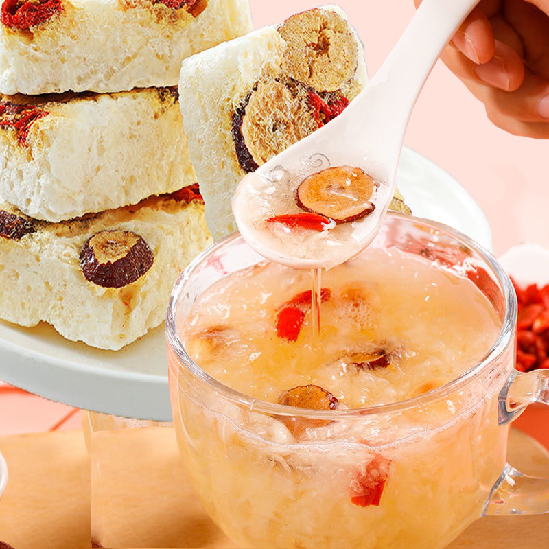 Red dates Goji Berry Tremella Soup 10g/pack, soak for 60 seconds, no cooking, ready to eat, Rock Sugar Pear Soup as a substitute for breakfast, one-piece drop shipping