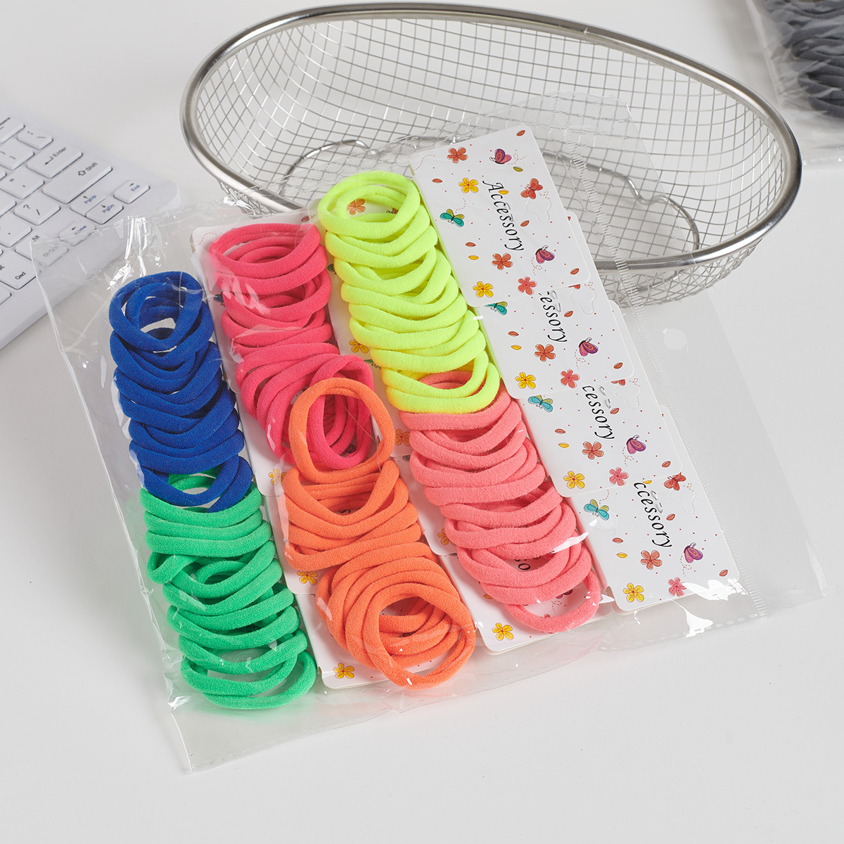 Ligas para Cabello Tipo Toalla de 72 Piezas de Tela con Alta Elasticidad Sin Costuras image 17