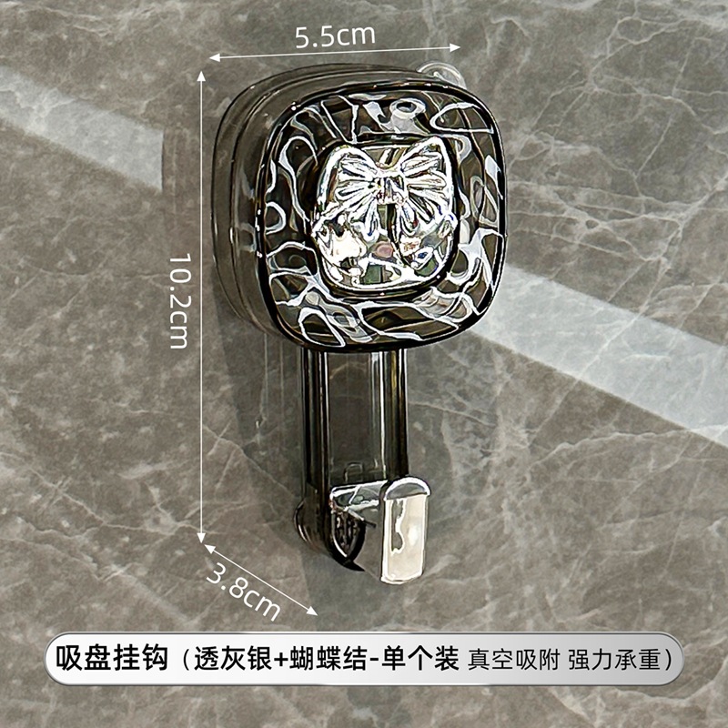 Gancho de ventosa giratoria fuerte vacío sin perforación fuerte gancho adhesivo de carga puerta de cocina detrás de la pared del baño