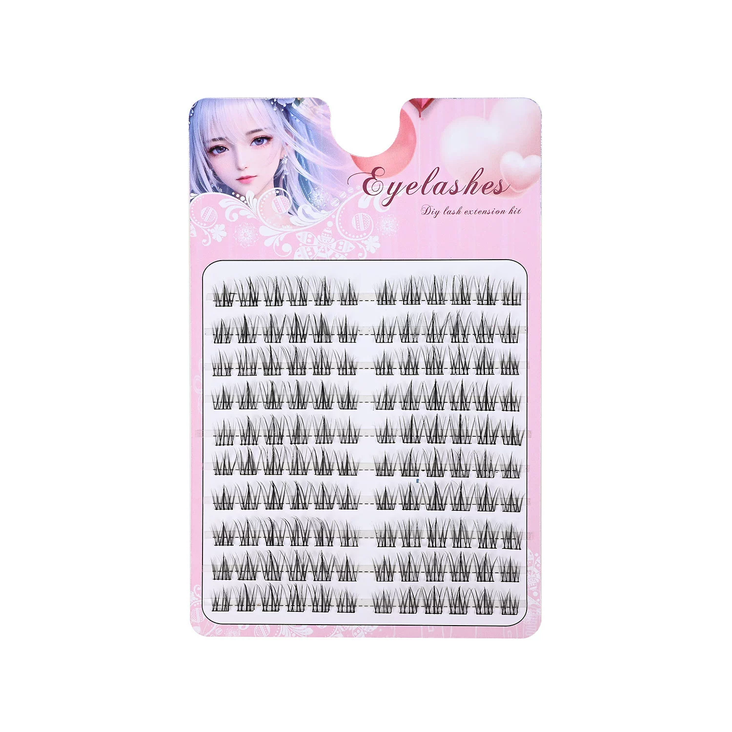 Soft multi-use curling false eyelashes solar-powered