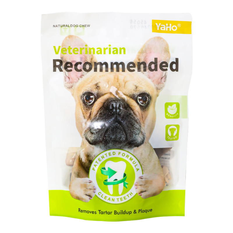 Yahe perro limpieza de dientes, aliento fresco, cepillo de dientes en forma de cepillo de dientes, entrenamiento interactivo, molares para mascotas, bocadillos al por mayor