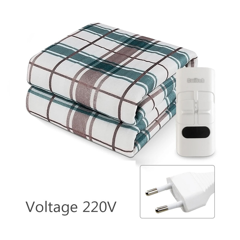 European and British Standard Electric Blanket Single and Double Electric Mattress Heating Blanket Cross-Border Heating Blanket Heating Pad Ce/Ecm/Lvd