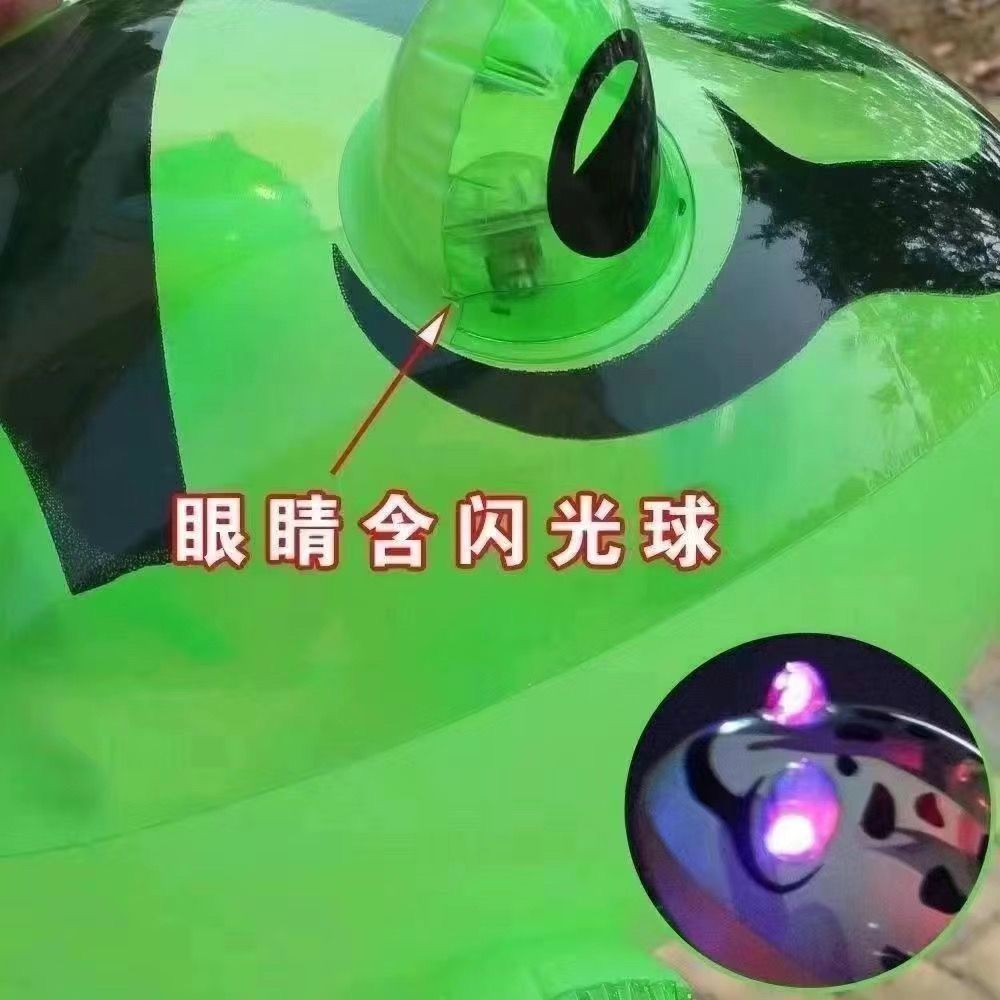 网红青蛙气球批发充气青蛙发光蛤蟆青蛙崽充气迷你小青蛙厂家详情3