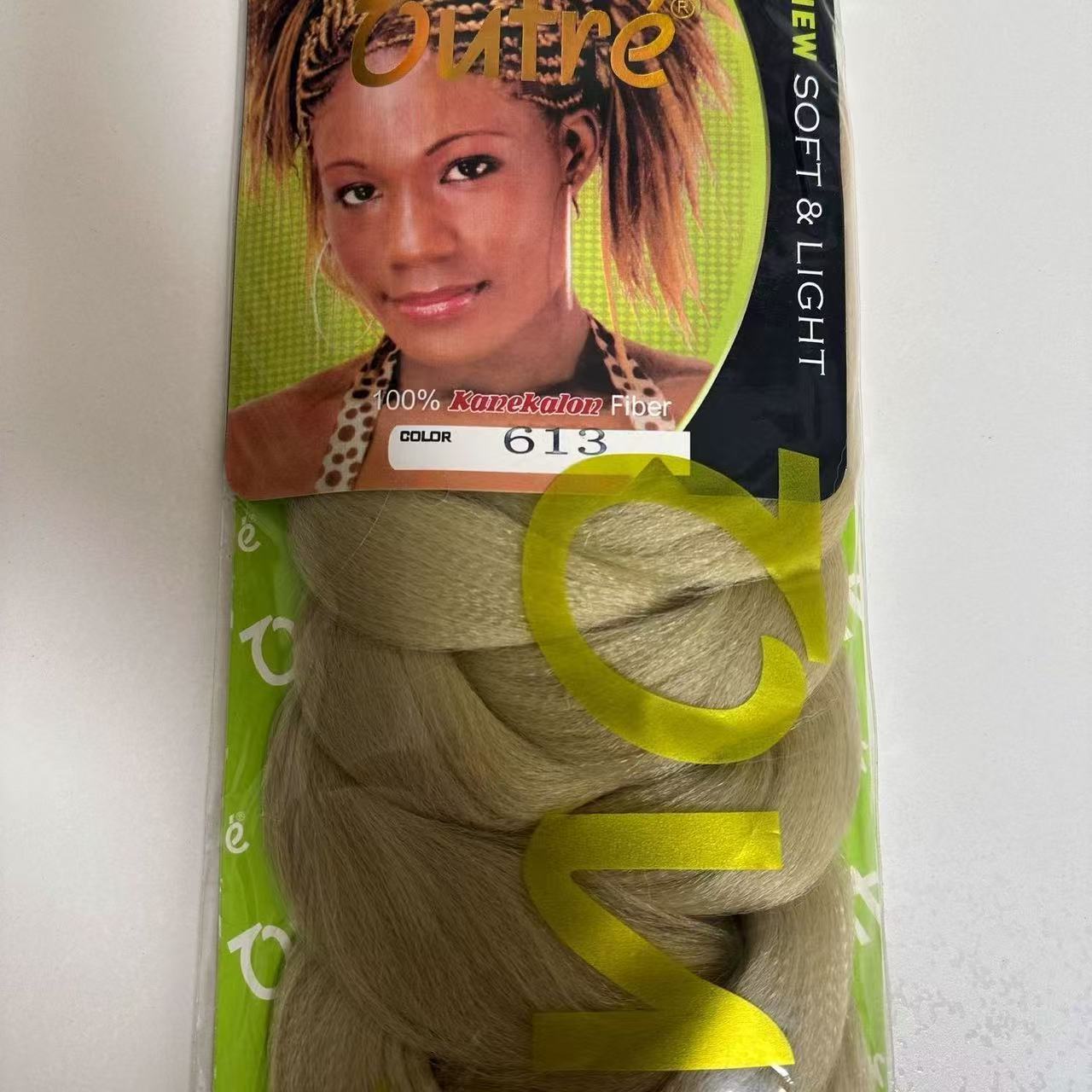 Outre Xpression trenza 82 pulgadas gran pelucca de trenza africana negra pelucca de trenza sucia 165g