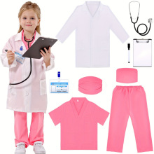 I 71524 Kids' Doctor Role-play Suit ��ͯҽ�����ݷ���
