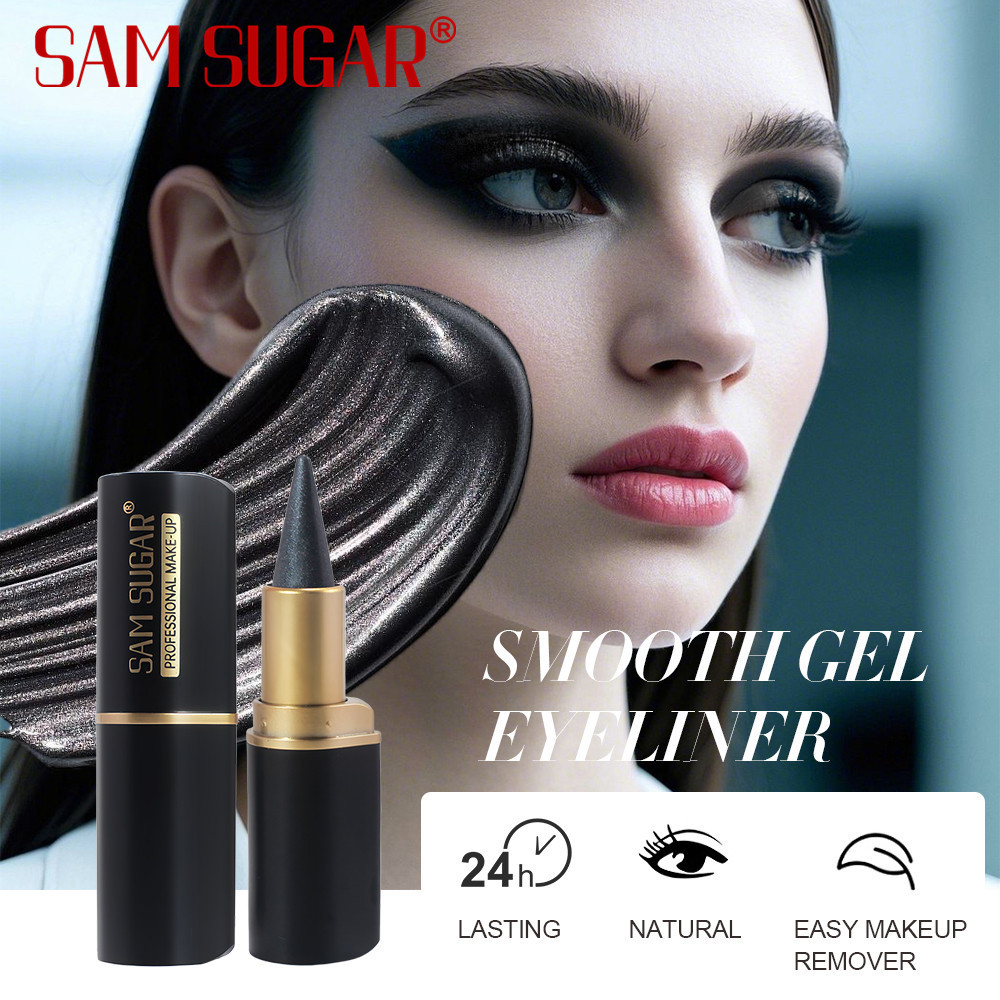 Matita labbra opaca SAM SUGAR, ombretto ricco a testina singola, eyeliner solido multicolore a lunga durata_voghion.com