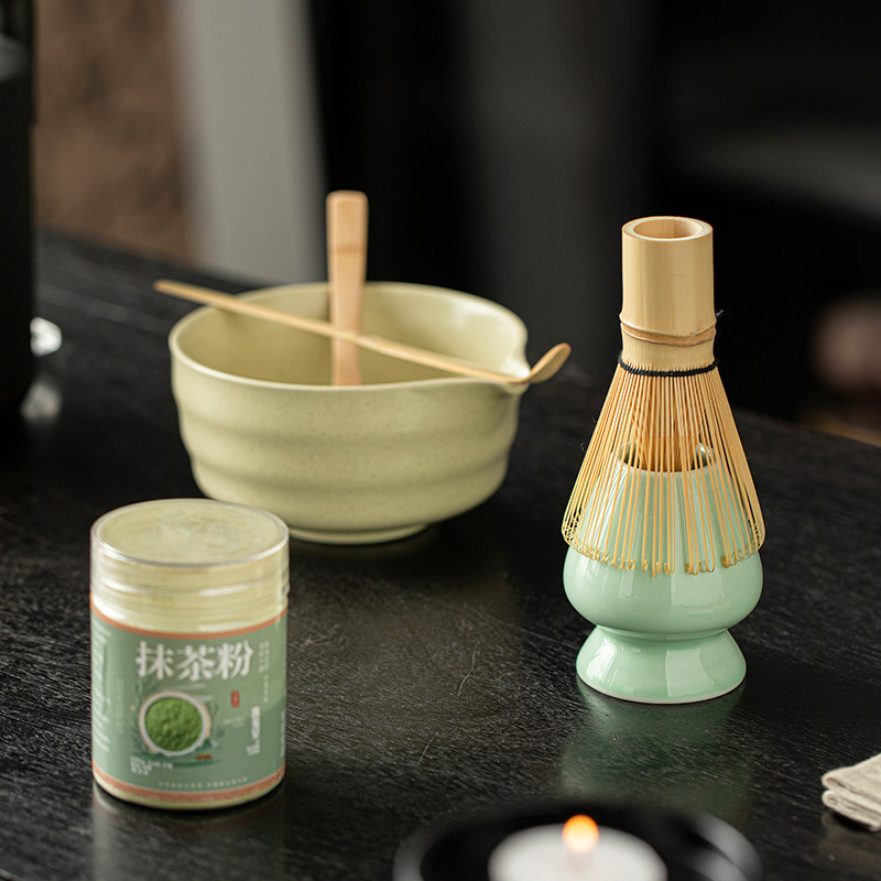 Matcha Whisk Set Matcha Tools Matcha Frother Stirrer Matcha Brush Song Dynasty Tea Ceremony Tool Set