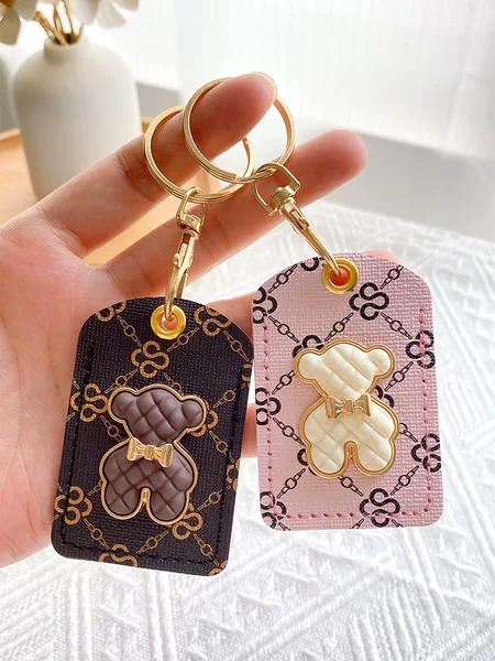 Light Luxury Style Card Holder High-value Residential Access Card Holder Rectangular Elevator Card Holder Drop-shaped Door Card Protective Cover