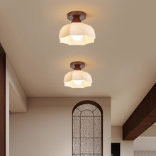 吸顶灯创意门厅过道灯走廊灯水晶玄关阳台卧室灯现代简约北欧灯具