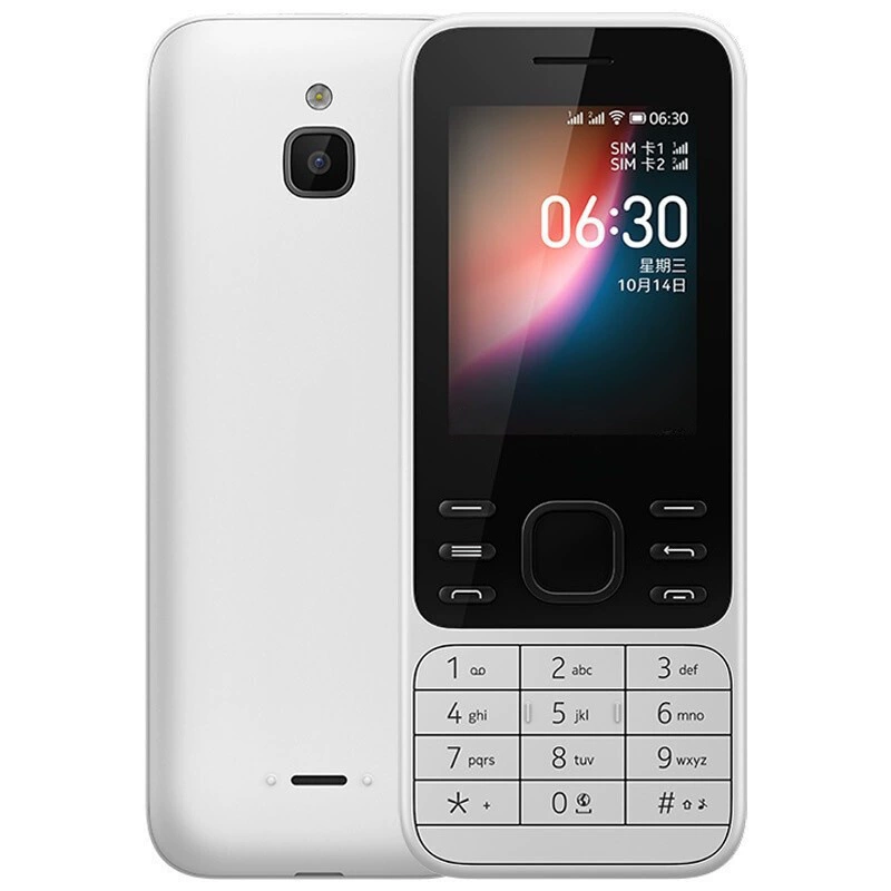 New cross-border model 6300 2020 2G elderly WIFI dual-stop button straight board non-smartphone function machine