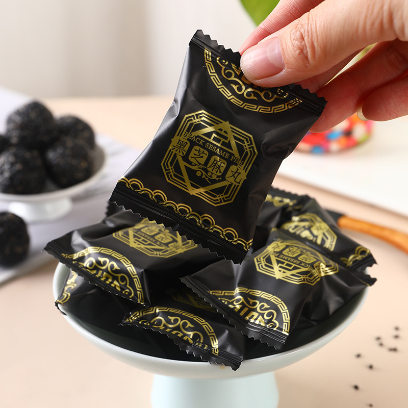 黒胡麻丸500g 西域皇后黒胡麻スナック特産品 胡麻丸黒胡麻球 卸売|undefined