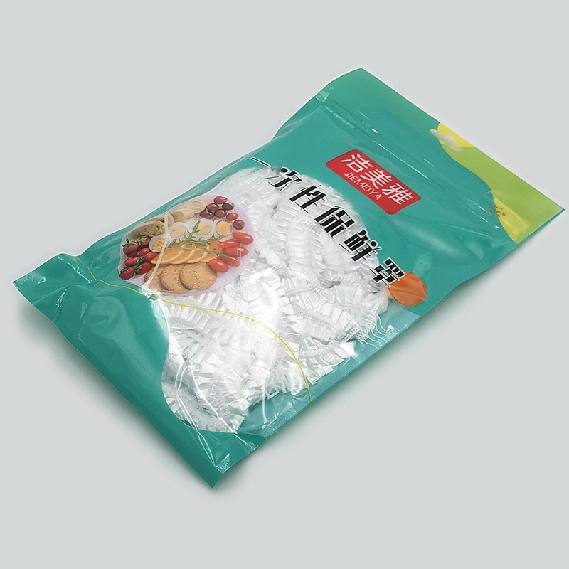 G1714 cubierta de envoltura de plástico desechable refrigerador comida anti-olor cubierta de comida a prueba de polvo cubierta de comida desechable