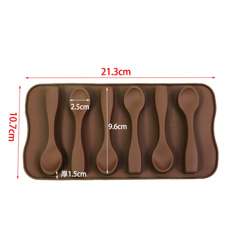 Аcrylic dessert silicone mold heart shaped, Cola