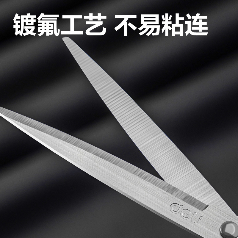 Tjeras de mano, tijeras de papel, suministros de oficina, artesanía de acero inoxidable, cabeza redonda sin punta, tijeras grandes, medianas y pequeñas.