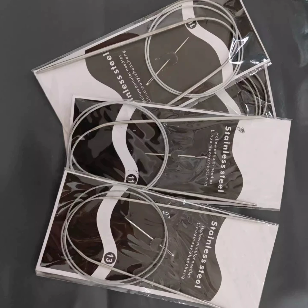 Нержавеющая сталь кольцевая игла высокого качества стальной вязаный свитер специальная игла