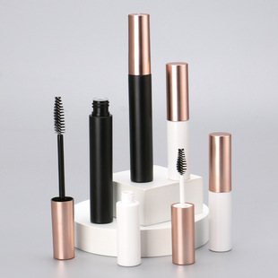 Factory Direct Supply Spot Wholesale Round Liquid Eyeliner Bottle Single-Head Eyeliner Bottle Packaging Material Mascara Tube Cosmetics Makeup