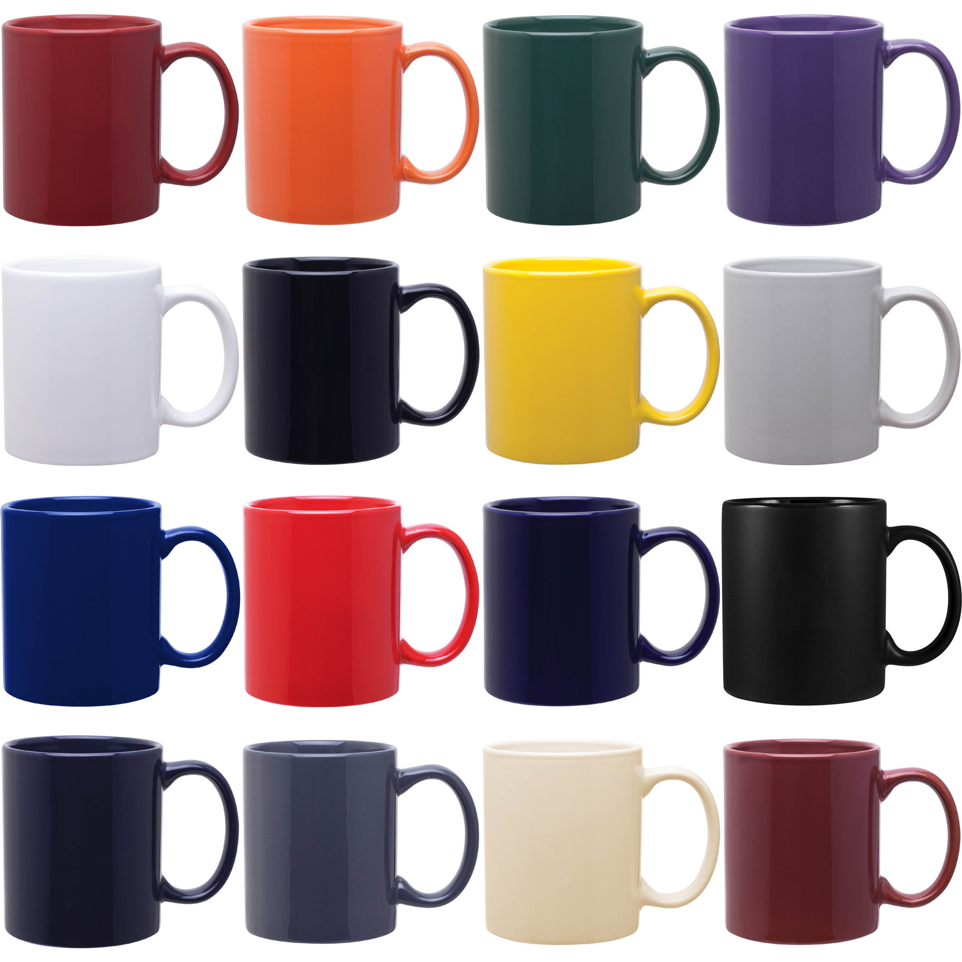 Taza de cerámica de color Taza internacional transfronteriza Patrón de marca personalizada Taza cambiante de color Logotipo personalizado Taza recta 11oz taza