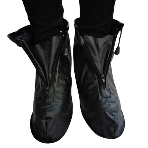 Thick PVC Waterproof Shoe Covers for Men and Women, Outdoor Fishing, Travel, Hiking, Non-slip, Durable Soles